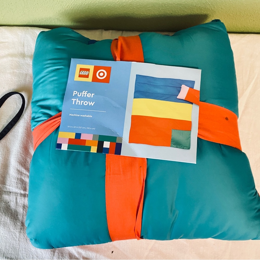 LEGO Collection x TARGET Color Block Puffer Throw Blanket